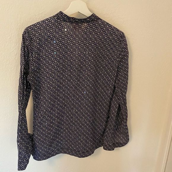 Tory Burch tunic sparkly clear sequins size 4 - Picture 4 of 8